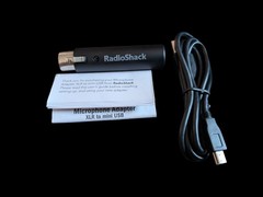 RadioShack XLR Female to Mini USB, USB Audio Cable Microphone Converter Adapter
