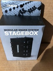 D’Addario Modular Snake System Stage Box 4 XLR female and 4 XLR-1/4″ combo