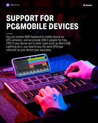 Donner DPD-16 STARRYPAD USB MIDI Keyboard Pad Beat Maker With Fader Drum Machine