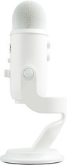 NEW Blue Yeti USB Microphone for Streaming Gaming on PC & Mac White + Pop Filter