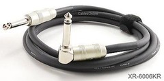 6ft. Kirlin 1/4″ Mono Straight/Right-Angle Male/Male Instrument Cable
