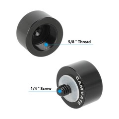 3Pcs CAMVATE Mic Holder Shock Mount Stand Screw Adapter 1/4″-20 Male to 5/8″-27