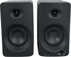 ASM4 Powered Studio Monitor Speaker Pair, 4″, 2-Way, 200W, Black, Bluetooth, Opt