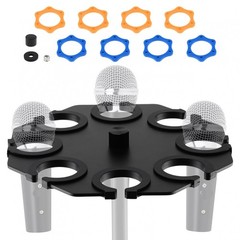 Lifexciting Multi Microphone Holder Up to Mics Metal Tray Attachment for Mic …