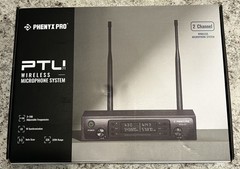 Phenyx Pro PTU712H UHF DualChannel Wireless Handheld Microphone System