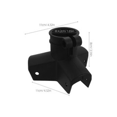 Speaker Stand Pole Mount Adapter for Stage, Metal Speaker Stand Parts, Secure