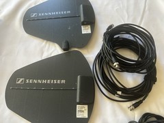 Sennheiser Antenna Splitter ASA 3000 (2 X 1:8) & (2) Active Antennas A12AD-UHF