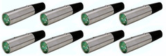 8 Pack Switchcraft A3M Series 3 Pin XLR Male Cable End Mic Connector Silver Pins