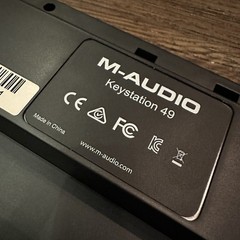 Keystation 49 M-audio MIDI Keyboard 49 Keys Velocity-Sensitive Synth-Action JP