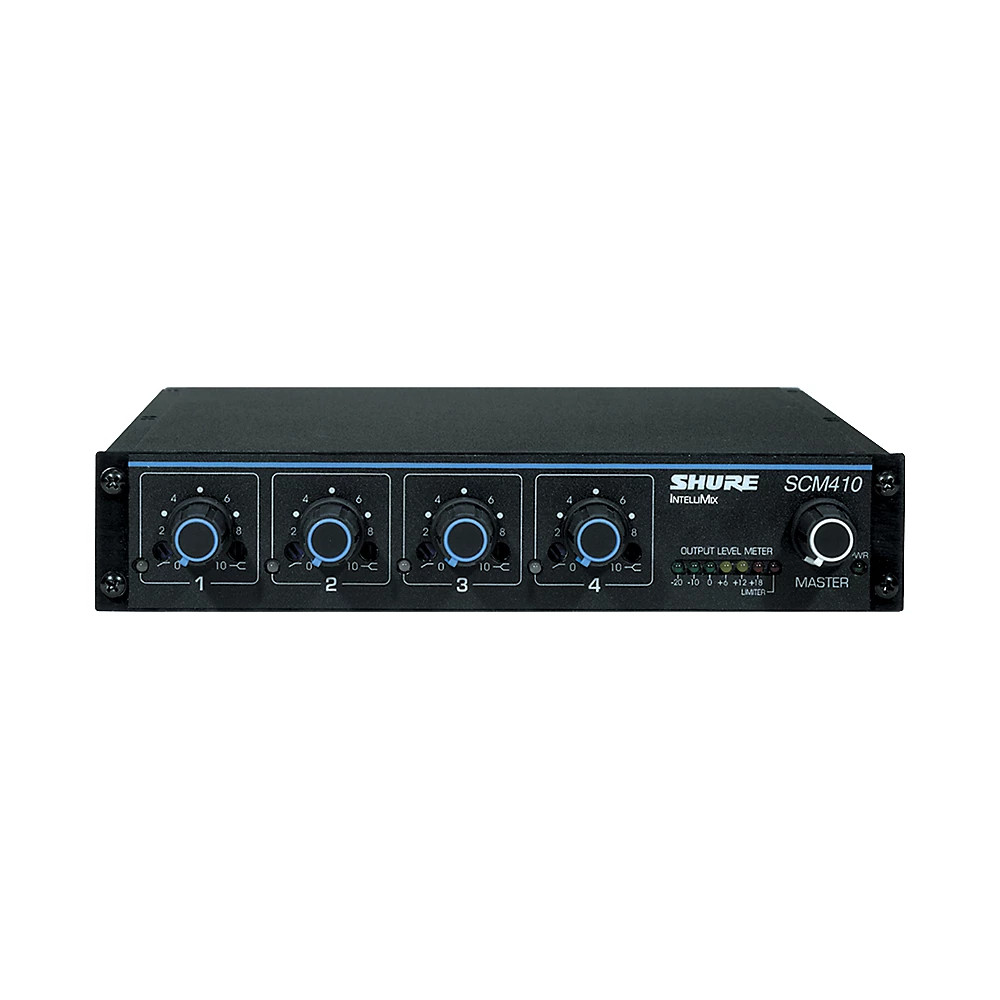 Shure SCM410 4Channel Automatic Mixer Refurbished