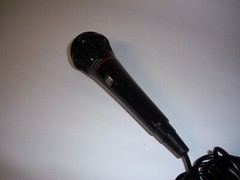 Unbranded Black Universal 6.3mm Wired Microphone w/ On & Off Switch