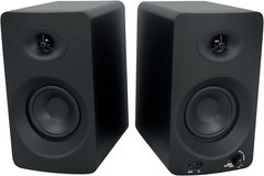 ASM4 Powered Studio Monitor Speaker Pair, 4″, 2-Way, 200W, Black, Bluetooth, Opt