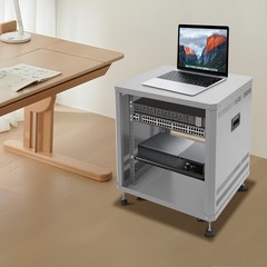 Grey 12U 19.8*22.4*23.6 in Carbon Steel Network & Stereo Rack For Nightclubs