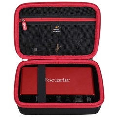 Aproca Case Compatible with Focusrite Scarlett 2i2 4th Gen USB 2i2, black