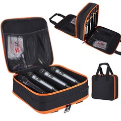 TEFGTER Microphone Case,Wireless Microphone Bag,Portable Storage Case,8 Slots…