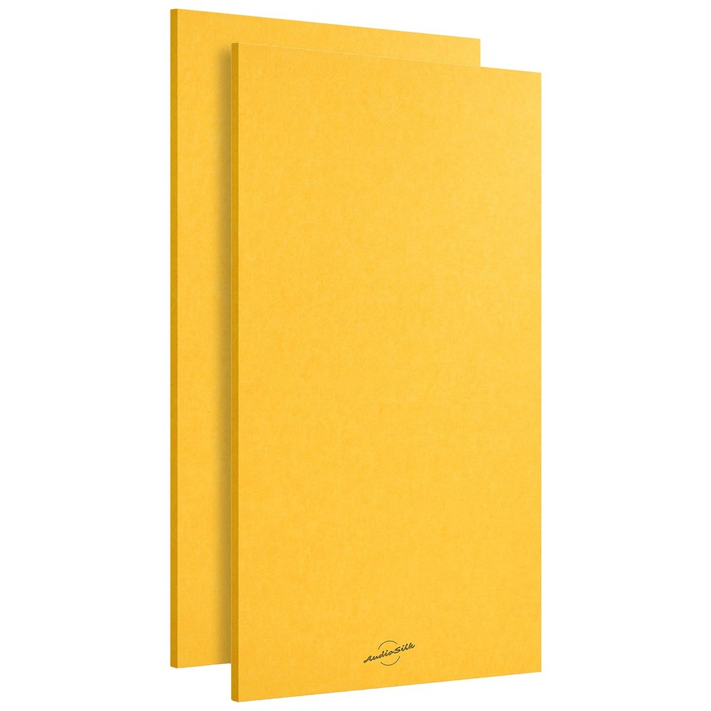 Acoustic Panels, 2 Pack, Large, 46″ x 23″, Yellow