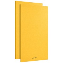 Acoustic Panels, 2 Pack, Large, 46″ x 23″, Yellow