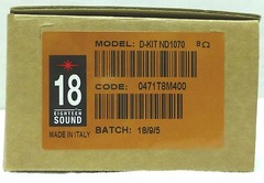 Original Factory Eighteen 18 Sound ND1070, ND1090 HD1050 Diaphragm D-Kit 44mm 8Ω