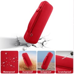 Baval Hard Portable Case Compatible With 11.1 x 4.13 x 3.58 inches, Red
