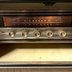 Vintage Toshiba Fs-4500 Vacuum Tube Radio Large Showa Retro Antique Am/fm