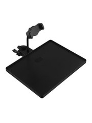 Secure Sound Card Tray with Phone Clip for Mic Stands & Selfie Light Stands
