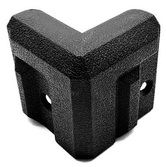 8 Pack 2 Hole Plastic Cabinet Speaker Box Amp Rack DJ Case Corner Protectors