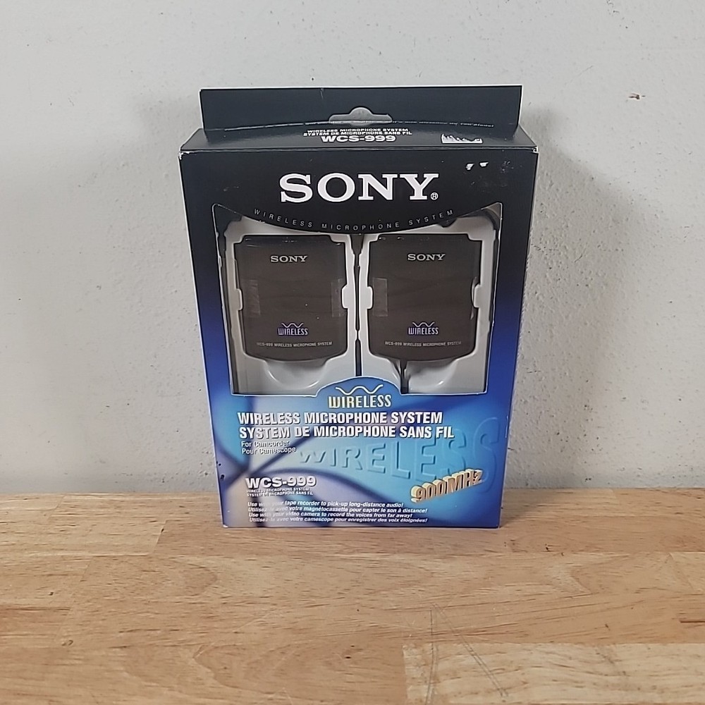 Sony WCS-999 900MHz Wireless Microphone System – New (open box)