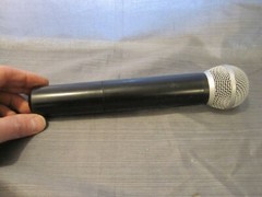 HT-218 Wireless Karaoke Style Dynamic Microphone – Works Great – Look 222.000MHz