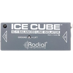 Radial Engineering IceCube IC1 Balanced Line Isolator and Hum Eliminator