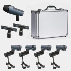 7Pcs Microphones E600 Evolution Drum Set Metal for Stage Musical Instruments