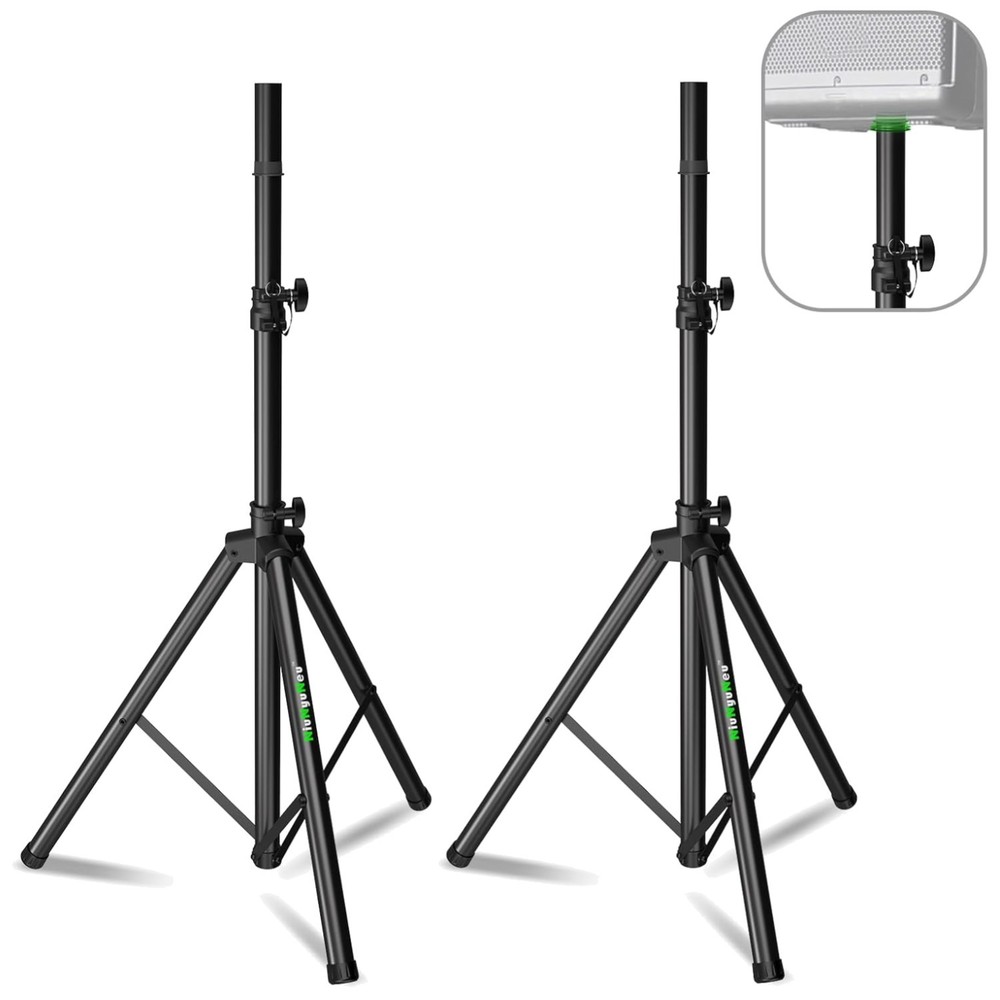 Height Adjustable Speaker Stands Pair