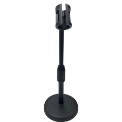 Desktop Microphone Stand,Adjustable Height 8.27-12.6″,Black Table Holder Univers