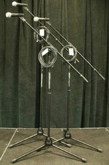 3pk Shure SM58-LC Microphones w/ Stands & 20′ Cables!! SM 58 Free US 48 Shipping