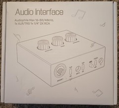 RSGRHAI Audiophile 2×2 USB Audio Interface 