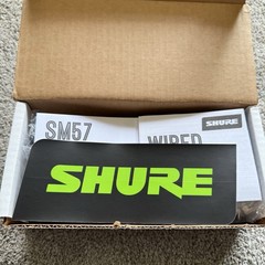 Shure SM57-LC Cardioid Wired Dynamic Instrument Microphone
