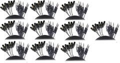 10x ProX XC-8SXF10 10ft 8-Channel XLR Female to TRS Snake Cable Recording