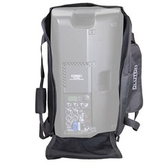 Universal Medium 12″ Speaker Black Travel Carry Tote Bag w Handles 2-Pack