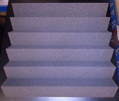 Acoustic Foam tiles 2″ x 12″ x 12″ (charcoal) – 8 pack wedge foam