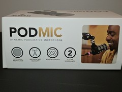 Rode PodMic Dynamic Microphone with XLR Male to Female Mic Cable (Barely Used)