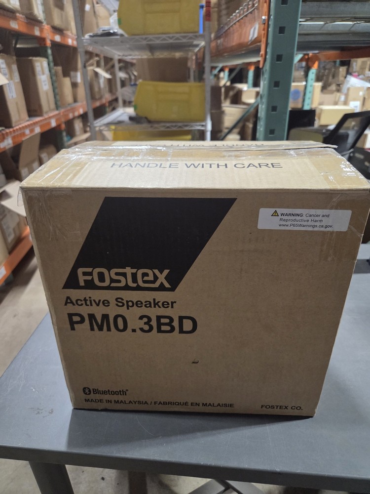 Fostex AMS-PM0-3BD Active Speaker with Bluetooth and USB-DAC – Pair (B-Stock)