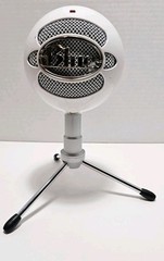 Logitech for Creators Blue Snowball iCE USB Microphone for PC, Mac – White