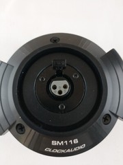 Clockaudio SM116 Shock Absorbing Table Mount Microphone Reduces Vibration Black