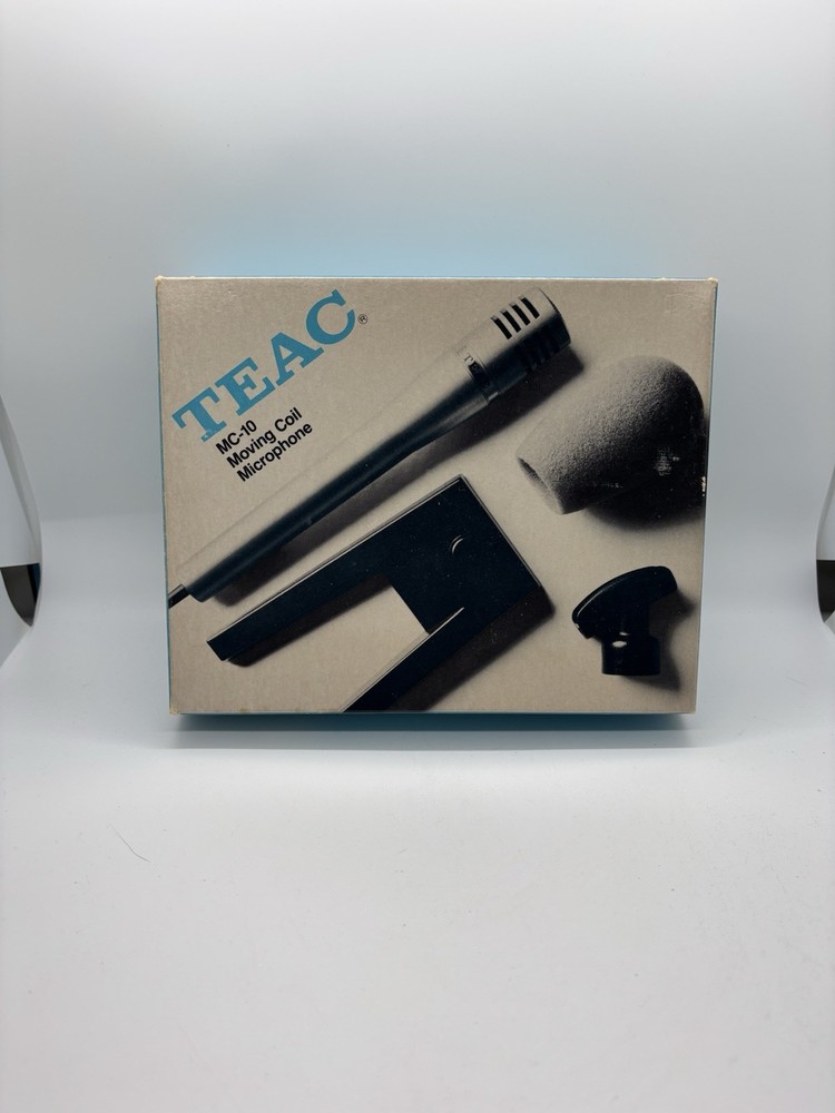 TEAC MC-10 Moving Coil Cardioid Microphone Vintage Recording Studio Mic