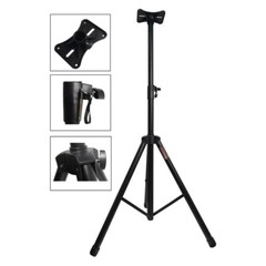 Universal Adjustable Height Tripod Steel Speaker Stand Heavy Duty Mount Holder
