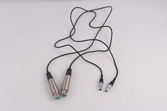 Pair 1-Meter Lemo to 3-Pin XLR Cables