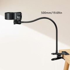 Metal Plastic Mic Clamp Stand Featuring Bendable Tube for Studio Recording