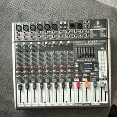 Behringer XENYX X1222USB Premium 16-Input 2/2-Bus Mixer (read description)