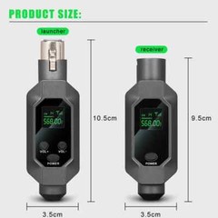 Dynamic Microphone UHF Wireless Microphone Converter XLR Transmitter & Receiver