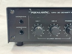 Realistic MPA-30 20 Watt PA Amplifier 32-2034 Radio Shack 120V 12V Tested Works