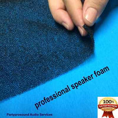 Speaker grill foam black 40″x78″ x 1/8 thick , speaker grill foam big sheet